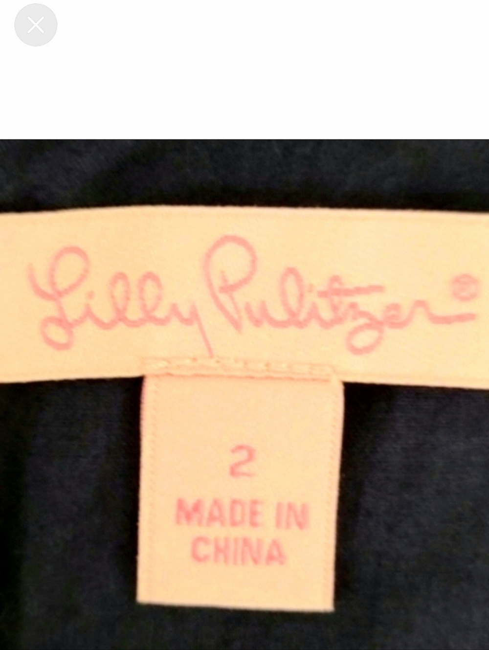 Lilly Pulitzer Annabelle Shift Dress in True Navy Stripe Size 2 - Picture 13 of 13